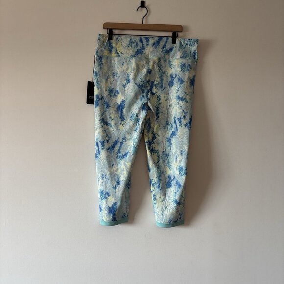 PEACH Athleisure Reversible Yoga Pants Crop Leggings Womens XXL Sporty Gym NWT - Picture 2 of 15